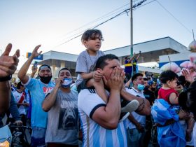Argentine capital Buenos Aires pays their last Tribute to Football Legend Diego Maradona