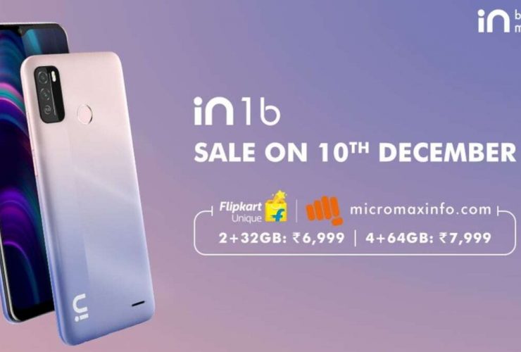 Micromax In 1b Is All Set For First Sale in India on December 10 via Flipkart