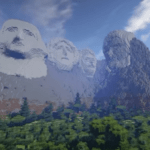 Minecraft Mt. Rushmore Monument