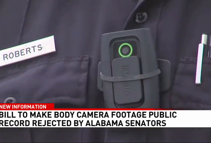 ALABAMA REJECTED POLICE BODY CAMERA BILL