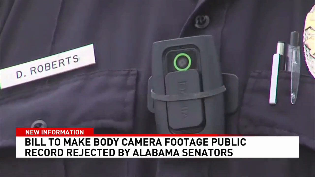 ALABAMA REJECTED POLICE BODY CAMERA BILL