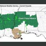 Flood warning issued in Alabama